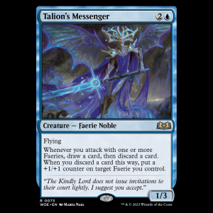 MTG Talion's Messenger Wilds of Eldraine