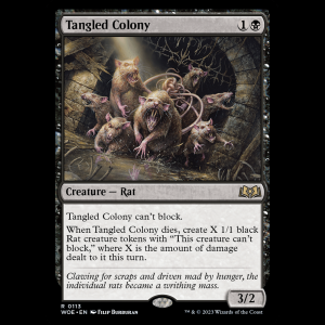 MTG Tangled Colony Wilds of Eldraine - FOIL