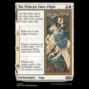 MTG The Princess Takes Flight Wilds of Eldraine