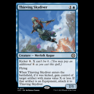 MTG Thieving Skydiver The Lost Caverns of Ixalan Commander