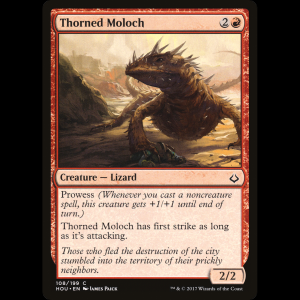 MTG Thorned Moloch Hour of Devastation hou#108