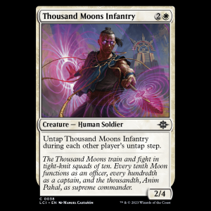 MTG Thousand Moons Infantry The Lost Caverns of Ixalan lci#38