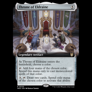 MTG Throne of Eldraine Wilds of Eldraine Commander - FOIL