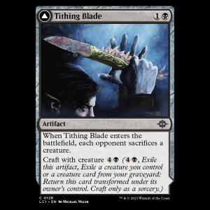 MTG Tithing Blade // Consuming Sepulcher The Lost Caverns of Ixalan