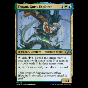 MTG Troyan, Gutsy Explorer Wilds of Eldraine