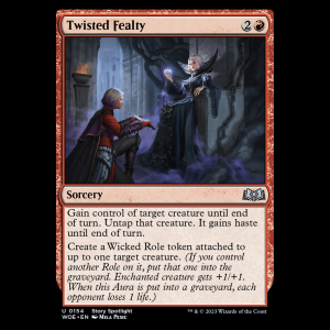 MTG Twisted Fealty Wilds of Eldraine - FOIL