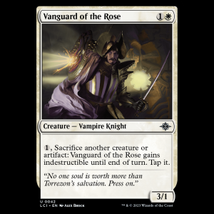 MTG Vanguard of the Rose The Lost Caverns of Ixalan