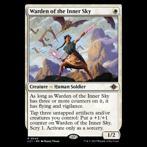 MTG Warden of the Inner Sky The Lost Caverns of Ixalan
