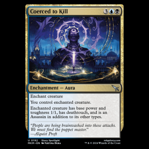 MTG Coerced to Kill Murders at Karlov Manor - FOIL