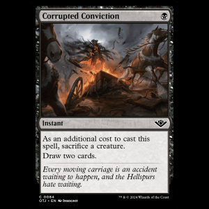 MTG Convicción corrupta (Corrupted Conviction) Outlaws of Thunder Junction