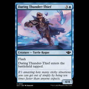 MTG Daring Thunder-Thief Outlaws of Thunder Junction