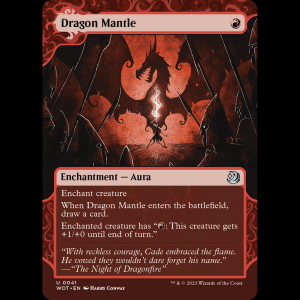 MTG Dragon Mantle Wilds of Eldraine: Enchanting Tales