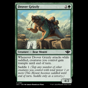 MTG Drover Grizzly Outlaws of Thunder Junction