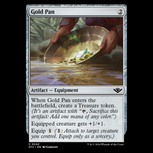 MTG Gold Pan Outlaws of Thunder Junction