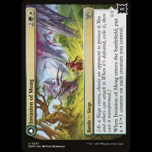 MTG Invasion of Moag // Bloomwielder Dryads March of the Machine mom#237