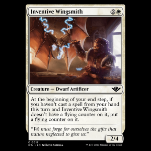 MTG Inventive Wingsmith Outlaws of Thunder Junction - FOIL