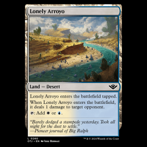 MTG Lonely Arroyo Outlaws of Thunder Junction