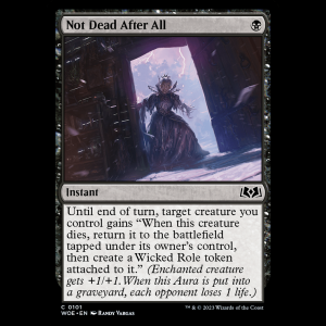 MTG Not Dead After All Wilds of Eldraine