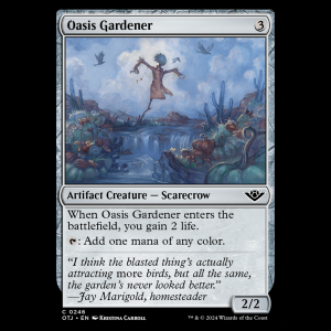 MTG Jardinero de oasis (Oasis Gardener) Outlaws of Thunder Junction - FOIL