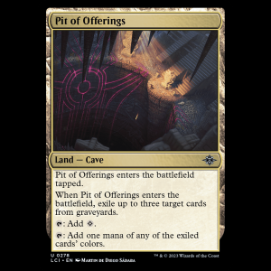 MTG Pit of Offerings The Lost Caverns of Ixalan