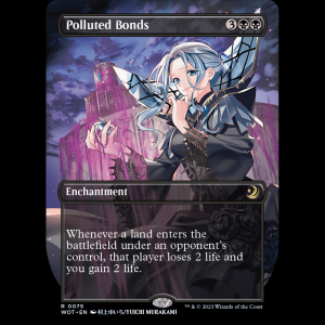 MTG Polluted Bonds Wilds of Eldraine: Enchanting Tales
