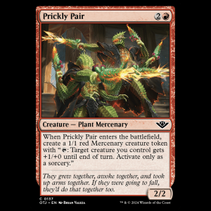 MTG Prickly Pair Outlaws of Thunder Junction