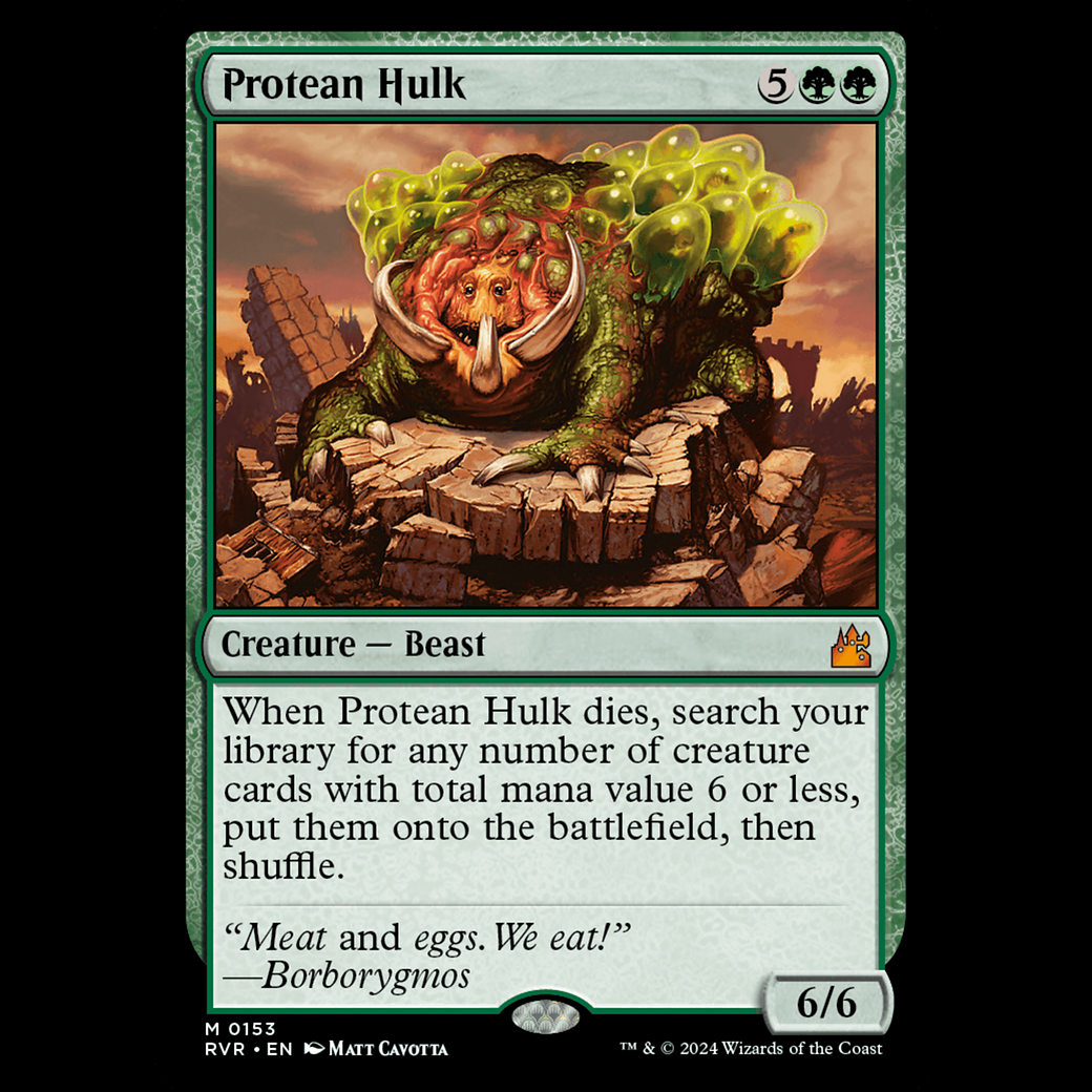 MTG Protean Hulk Ravnica Remastered rvr#153 - Madtoyz