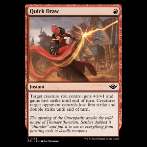 MTG Quick Draw Outlaws of Thunder Junction  otj#138