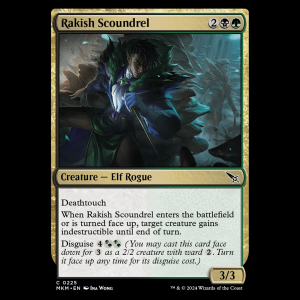 MTG Rakish Scoundrel Murders at Karlov Manor mkm#225