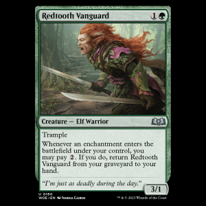 MTG Redtooth Vanguard Wilds of Eldraine