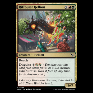 MTG Riftburst Hellion Murders at Karlov Manor