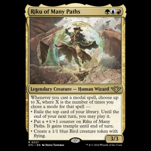 MTG Riku of Many Paths Outlaws of Thunder Junction