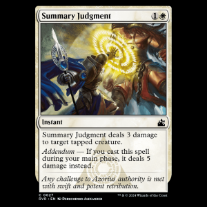 MTG Summary Judgment Ravnica Remastered rvr#27