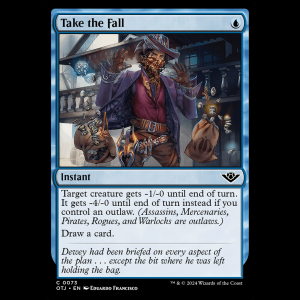 MTG Take the Fall Outlaws of Thunder Junction