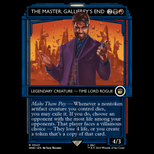 MTG The Master, Gallifrey's End Doctor Who - FOIL who#543