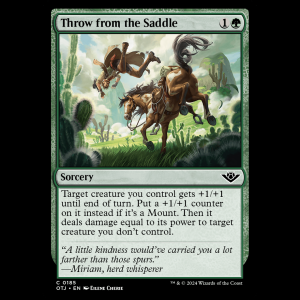 MTG Throw from the Saddle Outlaws of Thunder Junction