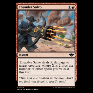 MTG Thunder Salvo Outlaws of Thunder Junction