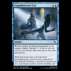 MTG Unauthorized Exit Murders at Karlov Manor  mkm#74