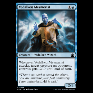 MTG Vedalken Mesmerist Ravnica Remastered  rvr#65