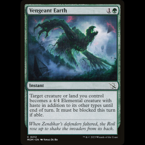 MTG Vengeant Earth March of the Machine mom#212