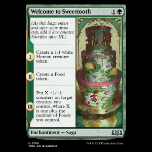 MTG Welcome to Sweettooth Wilds of Eldraine