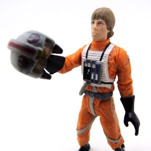 Star Wars Luke XWing Pilot Power of the Jedi Hasbro 00s