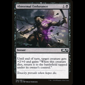 MTG Resistencia anormal (Abnormal Endurance) Core Set 2019 m19#85