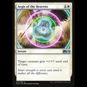 MTG Égida de los cielos (Aegis of the Heavens) Core Set 2019 m19#1