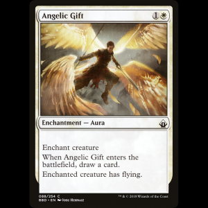 MTG Angelic Gift Battlebond bbd#88