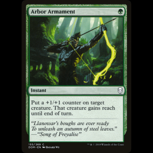 MTG Arbor Armament Dominaria dom#155