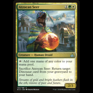 MTG Atzocan Seer Rivals of Ixalan rix#153