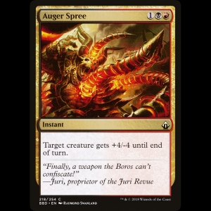 MTG Auger Spree Battlebond bbd#218