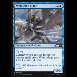 MTG Aven Wind Mage Core Set 2019 m19#45