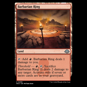 MTG Barbarian Ring Modern Horizons 3 mh3#299